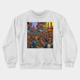 French Quarter and Mardi Gras Crewneck Sweatshirt